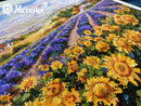 Fields of Lavender and Sun K-179 Counted Cross-Stitch Kit
