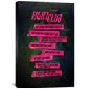 Fight Club Rules 1 Canvas