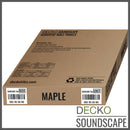 Acoustic Sound Dampening Wall Panels - MAPLE Square - box of 5 panels (23.6" x 23.6" x 0.8") 19.5 sq ft total coverage | DECKO SOUNDSCAPE