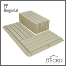 Deck Tiles - BEIGESLAT - Interlocking PP Flooring - High End Polypropylene | 100% Recyclable | DECKO Lite (24" x 12" x 0.78" tile)