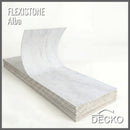 Flexible 3D Stone Wall Panels - PIETRA ALBA - Box of 16 panels (35.4" x 11.8") 46.5 sqft coverage | DECKO Flexistone