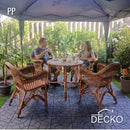 Deck Tiles - GREYSTONE - Interlocking PP Flooring- High End Polypropylene | 100% Recyclable | DECKO Lite (12" x 12" x 0.78" tile)