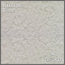 Flexible 3D Stone Wall Panels - GRANDE BIANCO - Box of 5 serial panels (47.2" x 23.6") 38.75 sqft coverage | DECKO Flexistone