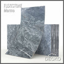 Flexible 3D Stone Wall Panels - GRANDE MARMO - Box of 5 serial panels (47.2" x 23.6") 38.75 sqft coverage | DECKO Flexistone