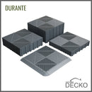 Garage Tile - GREY - Interlocking PP Flooring - High End Polypropylene | 100% Recyclable | DECKO DURANTE (15.8" x 15.8" x 0.7" tile)