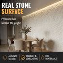 Flexible 3D Stone Wall Panel Sample - PIETRA GRIGIA | DECKO Flexistone - Free Shipping