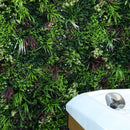 Artificial Plants Green Wall Panel - TROPICAL - 3.3' x 3.3' - | DECKO VERDURE (10.89 sq. feet panel)