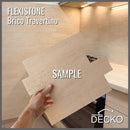 Flexible 3D Stone Wall Panel Sample - BRICO TRAVERTINO | DECKO Flexistone - Free Shipping
