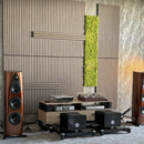 Acoustic Sound Dampening Wall Panels - QAK Square - box of 5 panels (23.6" x 23.6" x 0.8") 19.5 sq ft total coverage | DECKO SOUNDSCAPE