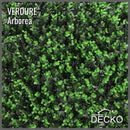 Artificial Plants Green Wall Panel - ARBOREA - 1.6' x 1.6' - | DECKO VERDURE (2,56 sq. feet panel)