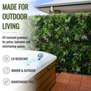 Artificial Plants Green Wall Panel - TROPICAL - 3.3' x 3.3' - | DECKO VERDURE (10.89 sq. feet panel)