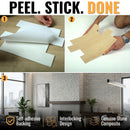 Flexible 3D Stone Wall Panels - BRICO TRAVERTINO - Box of 12 Interlocking Peel-and-Stick Panels 11.63 sqft coverage | DECKO Flexistone