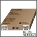 Acoustic Sound Dampening Wall Panels - BEECH Square - box of 5 panels (23.6" x 23.6" x 0.8") 19.5 sq ft total coverage | DECKO SOUNDSCAPE