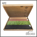 Deck Tile Sample - Full Size - Premium WPC Interlocking | DECKO - Free Delivery