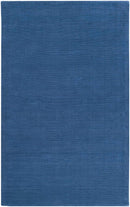 Brockton Solid Blue Wool Rug