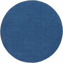Brockton Solid Blue Wool Rug