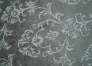 Fine 8x10 Hand Knotted Gray and Ivory Traditional Modern Style Art Art Silk Rug, Living Room Rug