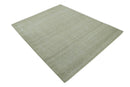 Fine Antique Design Ivory and light Olive Traditional Hand Knotted 8x10 wool area Rug