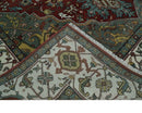 Fine Knots Beige, Brown and Ivory 9x12 Hand knotted Traditional Wool Area Rug