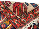 Hand-Knotted Persian Meshgin Wool Rug – 5’ x 11’ – Vintage Tribal Masterpiece
