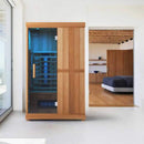 Finnmark FD-2 Full-Spectrum 2-Person Home Infrared Sauna With Built-In LCD Touchscreen Controller [FD-KN002] (SAK94731)