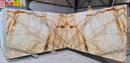 Fiore D'oro White Bookmatching Marble Slabs Polished - Full Truckload 2 slabs bookmatching view