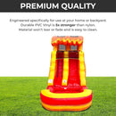 Large Fire Marble Inflatable Water Slide With Pool And Blower (SAK34567)