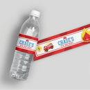 Firefighter Birthday Water Bottle Labels