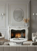 Silver Oval Mirrors