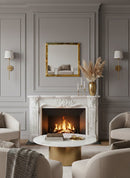 Gold Square Mirror - Unlacquered Brass Mirror