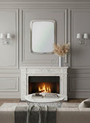 Handmade Silver Metal Rectangle Wall Mirror