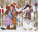 First Kiss B2389L Counted Cross-Stitch Kit