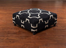 Pinggau Black Ottoman