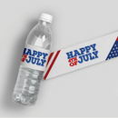 Flag Corners Water Bottle Labels