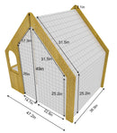 Flair | Playhouse & Sensory Desk - Black & White