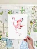 Evelyn Henson Sandbar Low Beach Chair in Flamingo