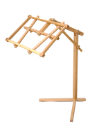 Wooden embroidery stand FLOOR-STANDING Flamingo without frame CSFL1