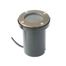 Flat Top In Ground Well Light Body and Brass Decorative Cover