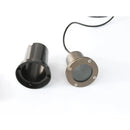 Flat Top In Ground Well Light Body and Brass Decorative Cover
