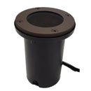 Flat Top In Ground Well Light Body and Brass Decorative Cover
