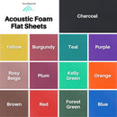 Flat Acoustic Foam Sheets