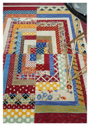 Flatwoven Artistic Modern Geometric 5x7 Multicolor Wool Hand Made Soumak Rug | KNT52