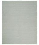 Flatwoven Dhurrie 8x10 and 9x12 Modern Checkered Beige and Ivory Wool Area Rug, Layering Rug | TRDCP830