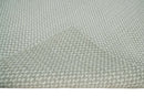Flatwoven Dhurrie 8x10 and 9x12 Modern Checkered Beige and Ivory Wool Area Rug, Layering Rug | TRDCP830