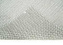 Flatwoven Dhurrie 8x10 and 9x12 Modern Checkered Gray and Ivory Wool Area Rug, Layering Rug | TRDCP832