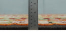 5x7 Flatwoven Black, Yellow And Green Flower Wool Hand Woven Antique Design Rug