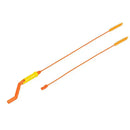Flexible orange & yellow drain cleaner brush kitchen hair remover