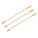 Flexible orange & yellow drain cleaner brush kitchen hair remover