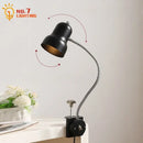 Flexible red & black adjustable led desk lamp bedroom reading light