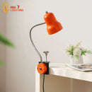 Flexible red & black adjustable led desk lamp bedroom reading light